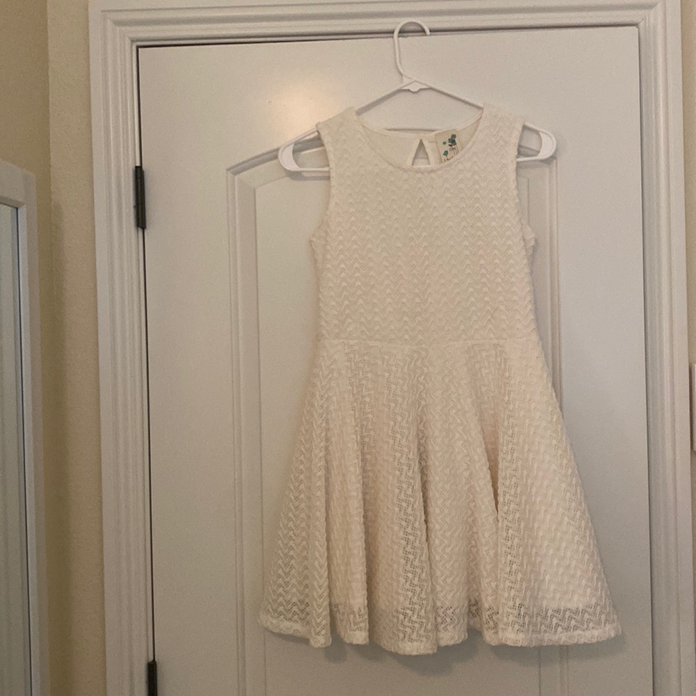 Lily Bleu white patterned dress